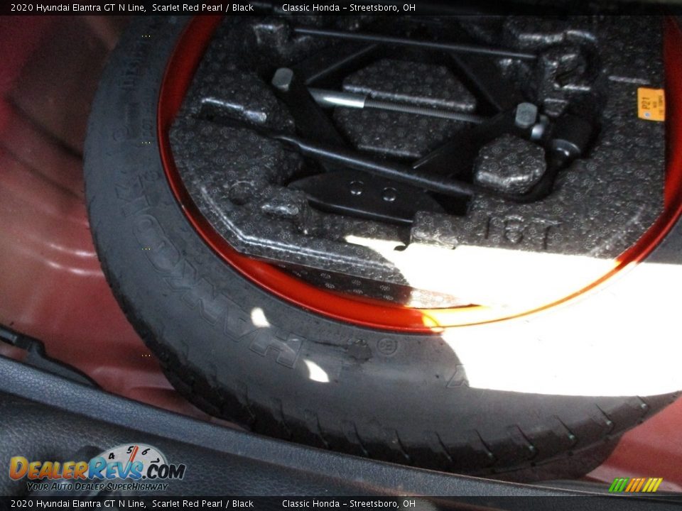 2020 Hyundai Elantra GT N Line Scarlet Red Pearl / Black Photo #13