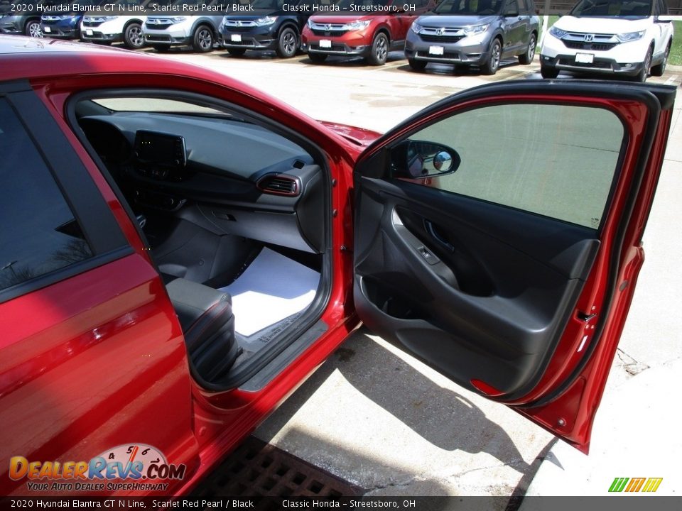 2020 Hyundai Elantra GT N Line Scarlet Red Pearl / Black Photo #14