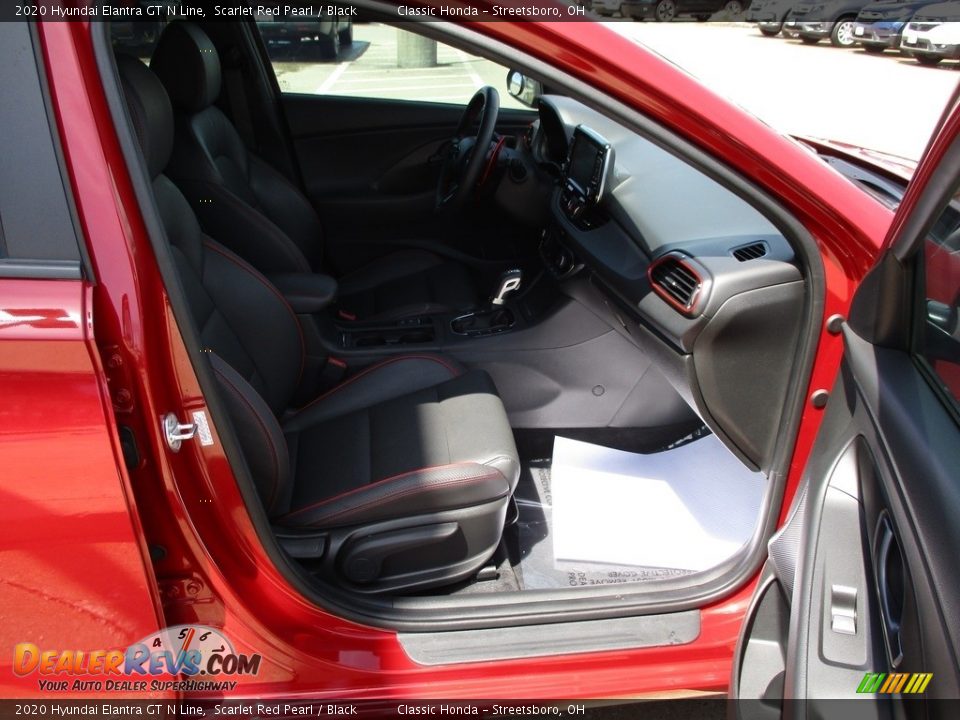 2020 Hyundai Elantra GT N Line Scarlet Red Pearl / Black Photo #15