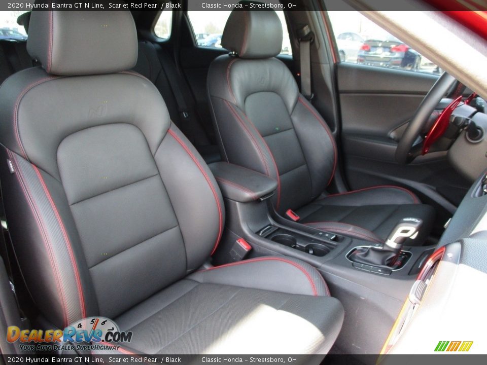 2020 Hyundai Elantra GT N Line Scarlet Red Pearl / Black Photo #16