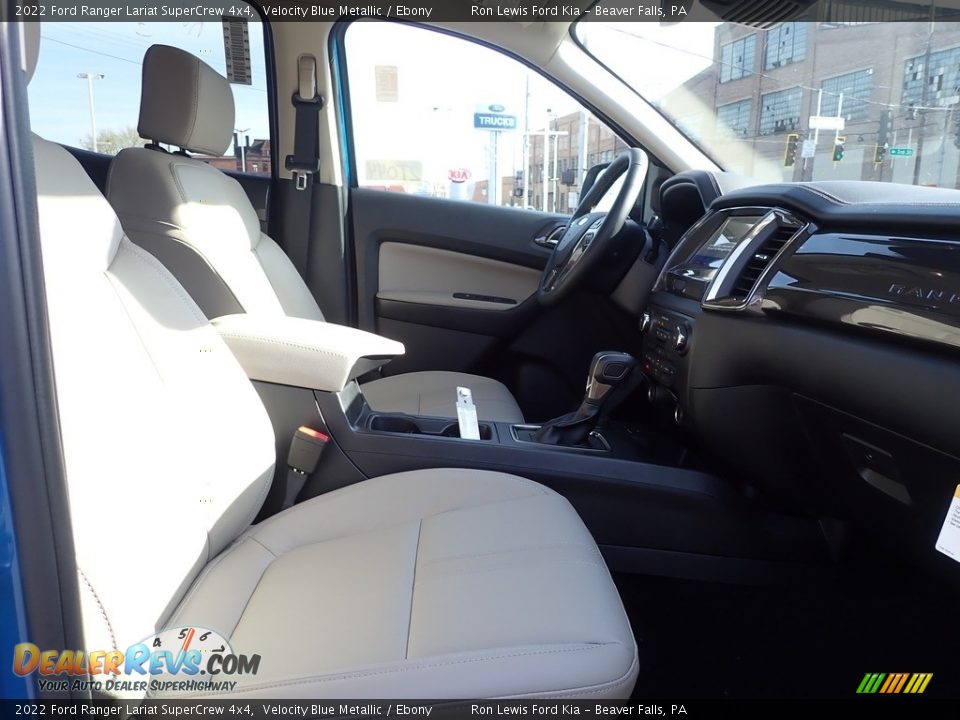Front Seat of 2022 Ford Ranger Lariat SuperCrew 4x4 Photo #10