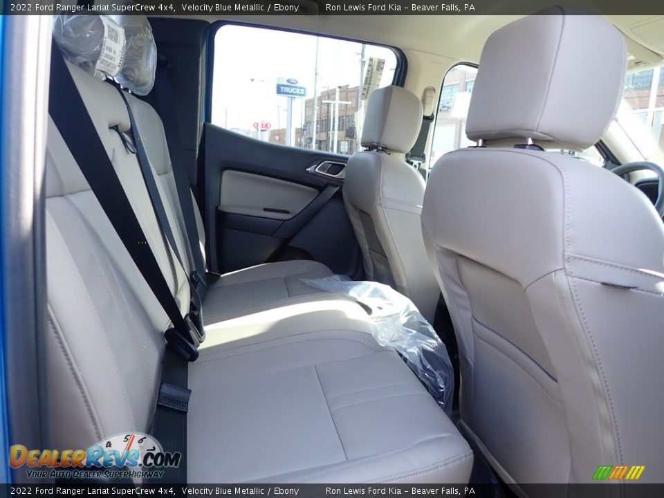 Rear Seat of 2022 Ford Ranger Lariat SuperCrew 4x4 Photo #11