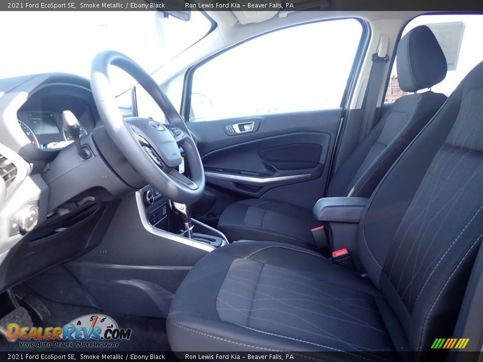 2021 Ford EcoSport SE Smoke Metallic / Ebony Black Photo #14