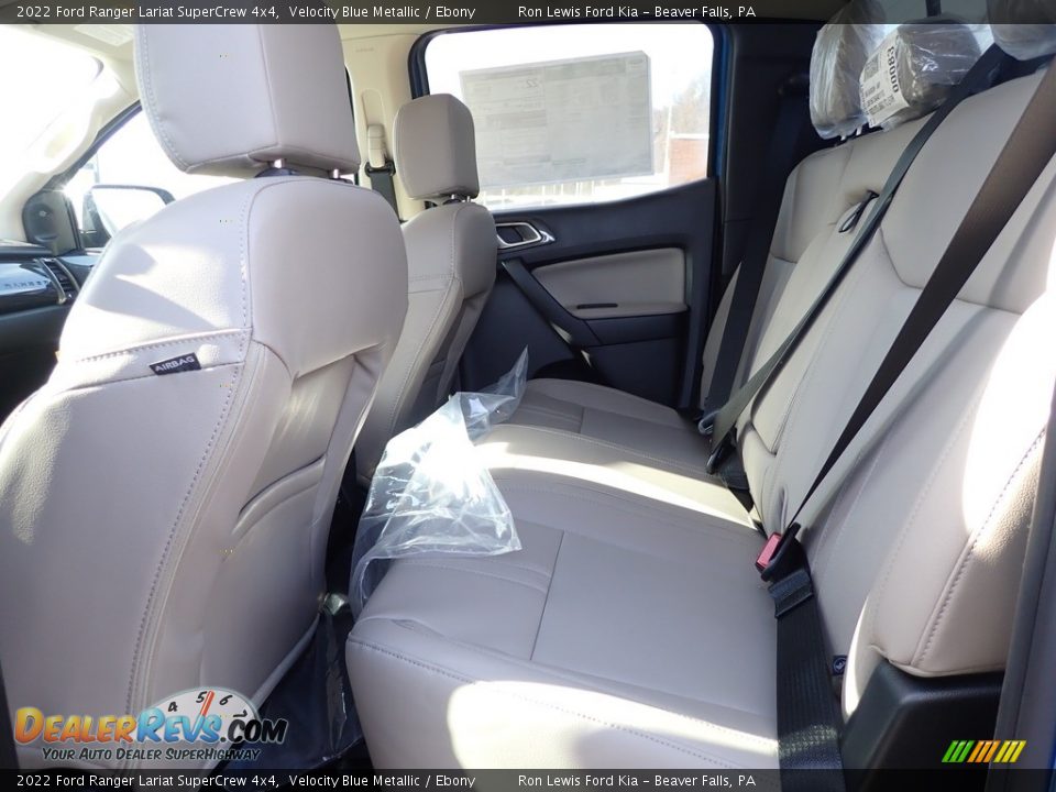 Rear Seat of 2022 Ford Ranger Lariat SuperCrew 4x4 Photo #12