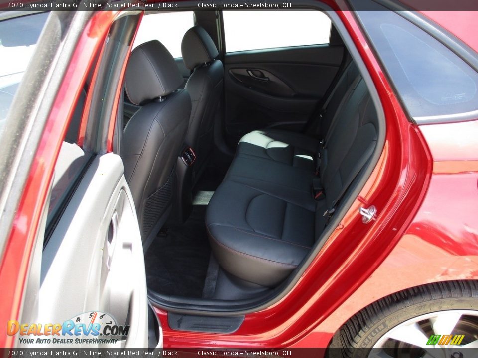 2020 Hyundai Elantra GT N Line Scarlet Red Pearl / Black Photo #22