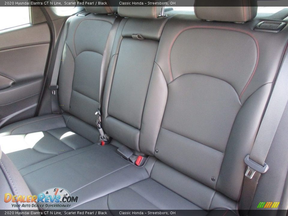 2020 Hyundai Elantra GT N Line Scarlet Red Pearl / Black Photo #23