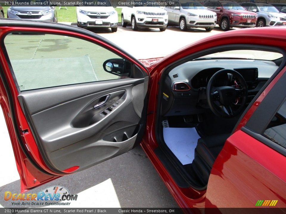 2020 Hyundai Elantra GT N Line Scarlet Red Pearl / Black Photo #24