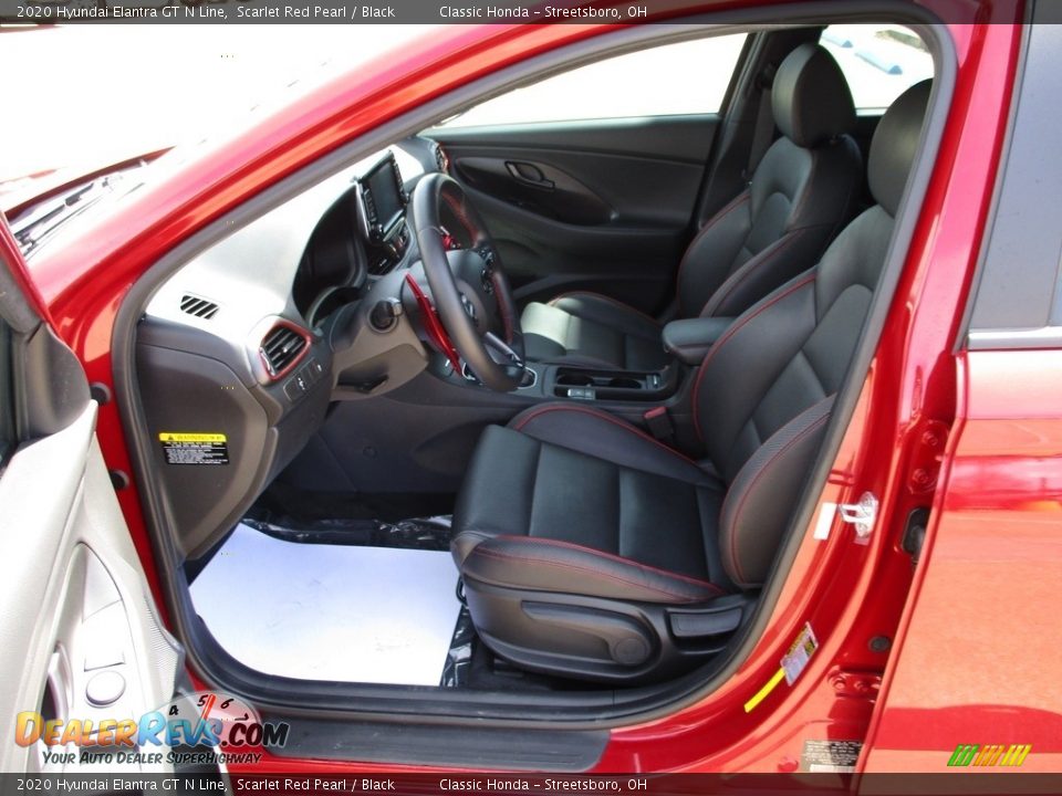 2020 Hyundai Elantra GT N Line Scarlet Red Pearl / Black Photo #25