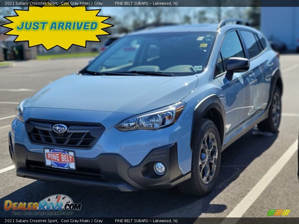 2021 Subaru Crosstrek Sport Cool Gray Khaki / Gray Photo #1