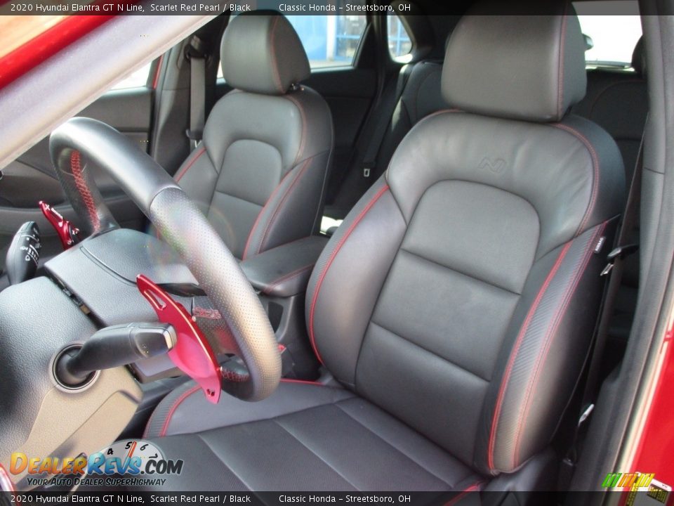 2020 Hyundai Elantra GT N Line Scarlet Red Pearl / Black Photo #26