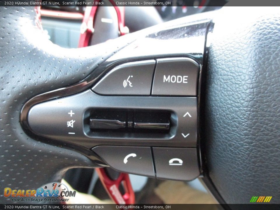 2020 Hyundai Elantra GT N Line Scarlet Red Pearl / Black Photo #30