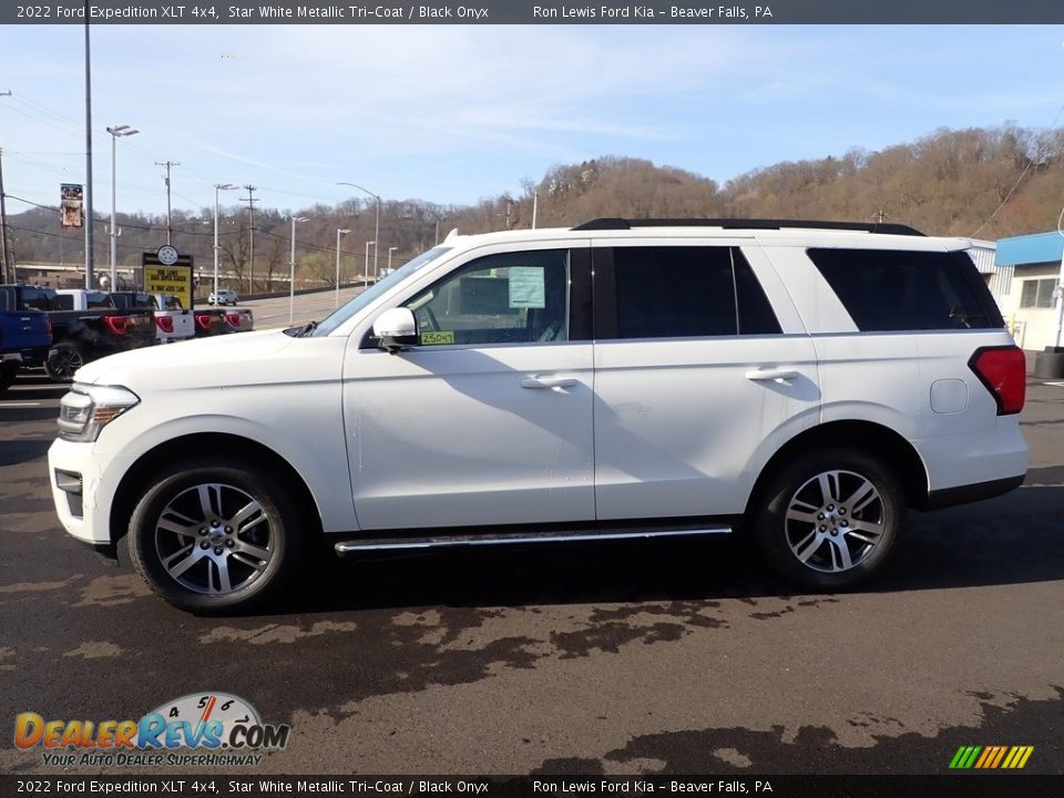 Star White Metallic Tri-Coat 2022 Ford Expedition XLT 4x4 Photo #5