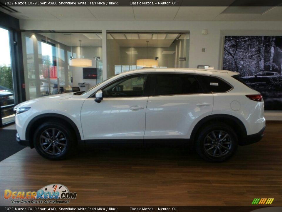 2022 Mazda CX-9 Sport AWD Snowflake White Pearl Mica / Black Photo #6