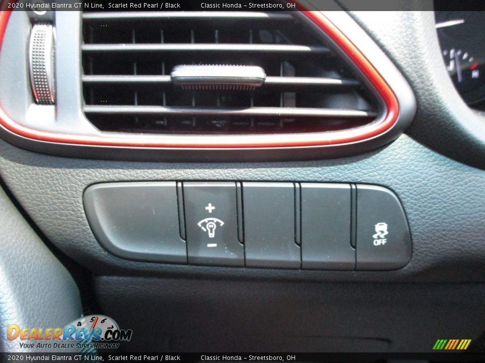 2020 Hyundai Elantra GT N Line Scarlet Red Pearl / Black Photo #33