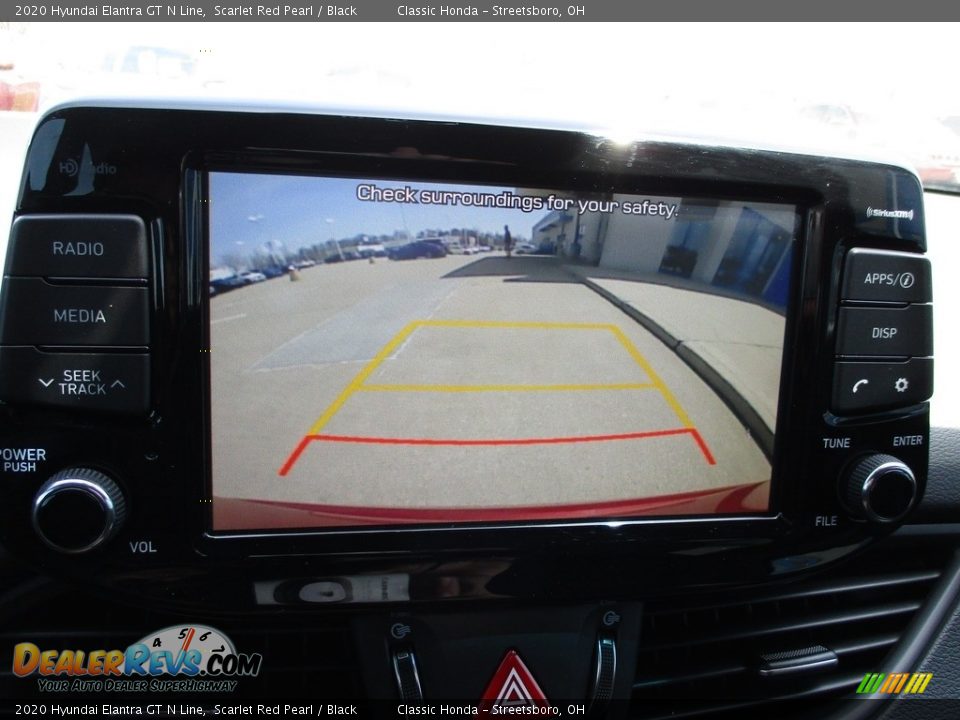 2020 Hyundai Elantra GT N Line Scarlet Red Pearl / Black Photo #34