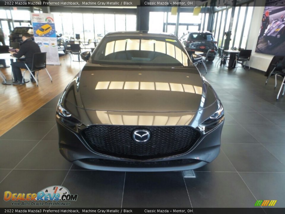 2022 Mazda Mazda3 Preferred Hatchback Machine Gray Metallic / Black Photo #2