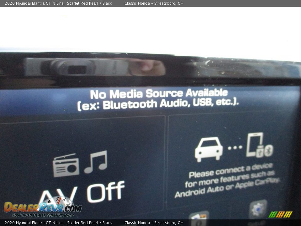 2020 Hyundai Elantra GT N Line Scarlet Red Pearl / Black Photo #35