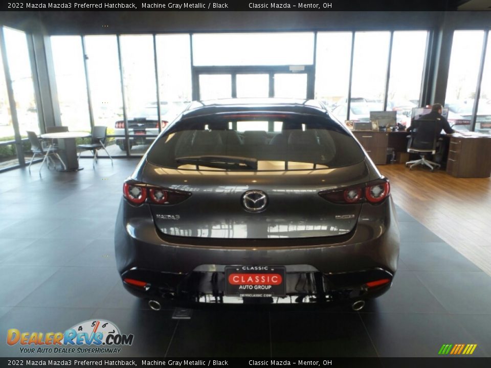 2022 Mazda Mazda3 Preferred Hatchback Machine Gray Metallic / Black Photo #5