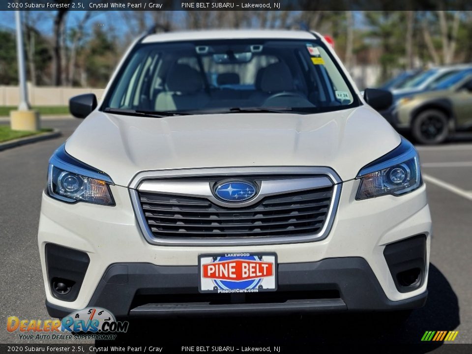 2020 Subaru Forester 2.5i Crystal White Pearl / Gray Photo #7