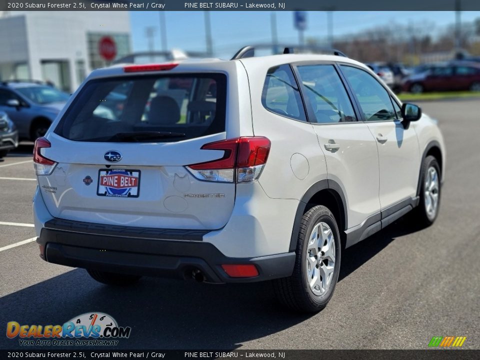 2020 Subaru Forester 2.5i Crystal White Pearl / Gray Photo #9