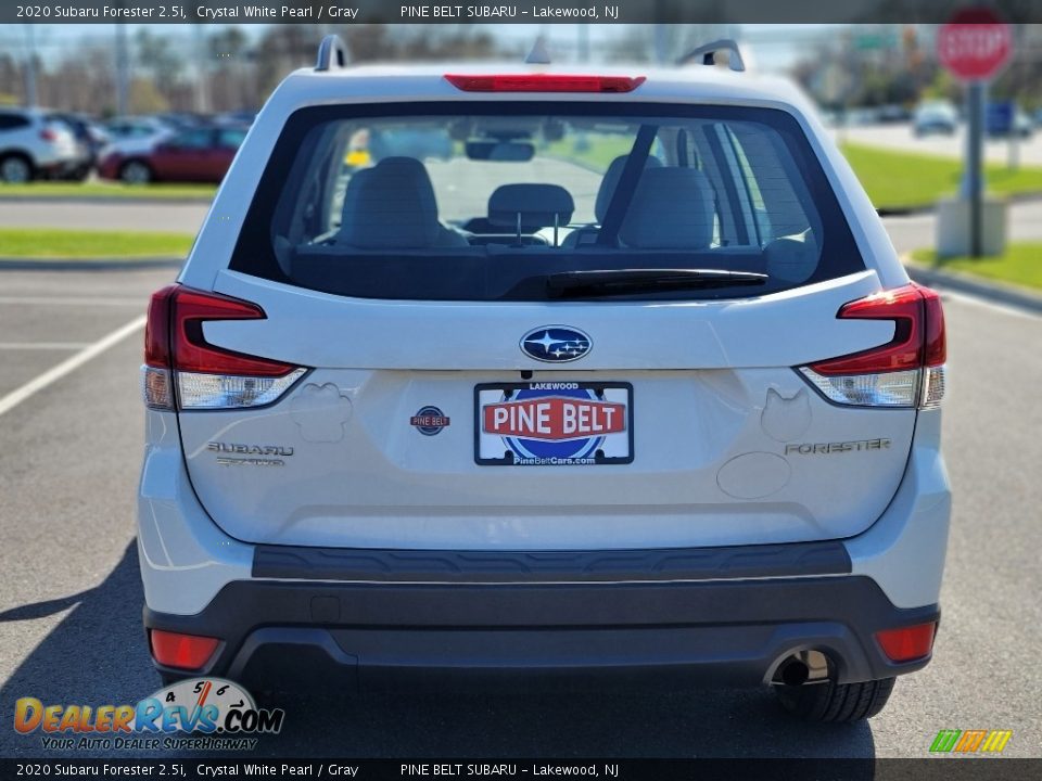 2020 Subaru Forester 2.5i Crystal White Pearl / Gray Photo #10