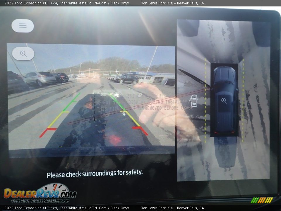 2022 Ford Expedition XLT 4x4 Star White Metallic Tri-Coat / Black Onyx Photo #18