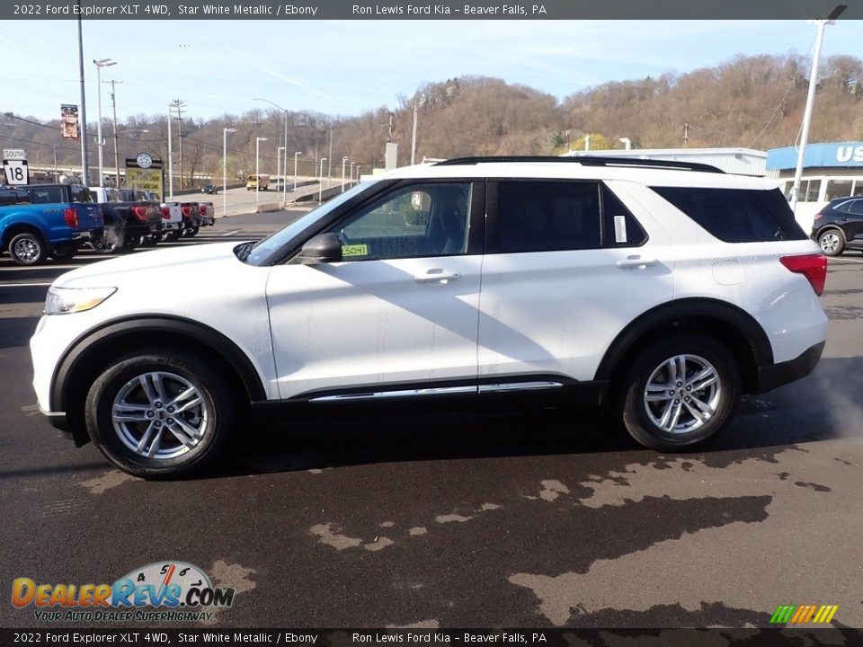 Star White Metallic 2022 Ford Explorer XLT 4WD Photo #5