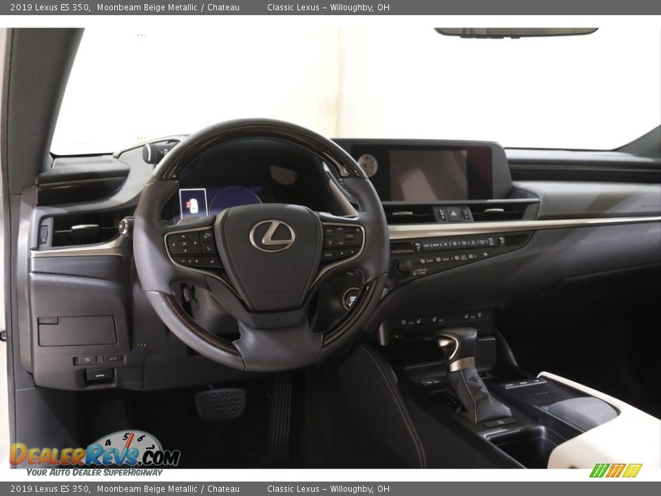 2019 Lexus ES 350 Moonbeam Beige Metallic / Chateau Photo #6