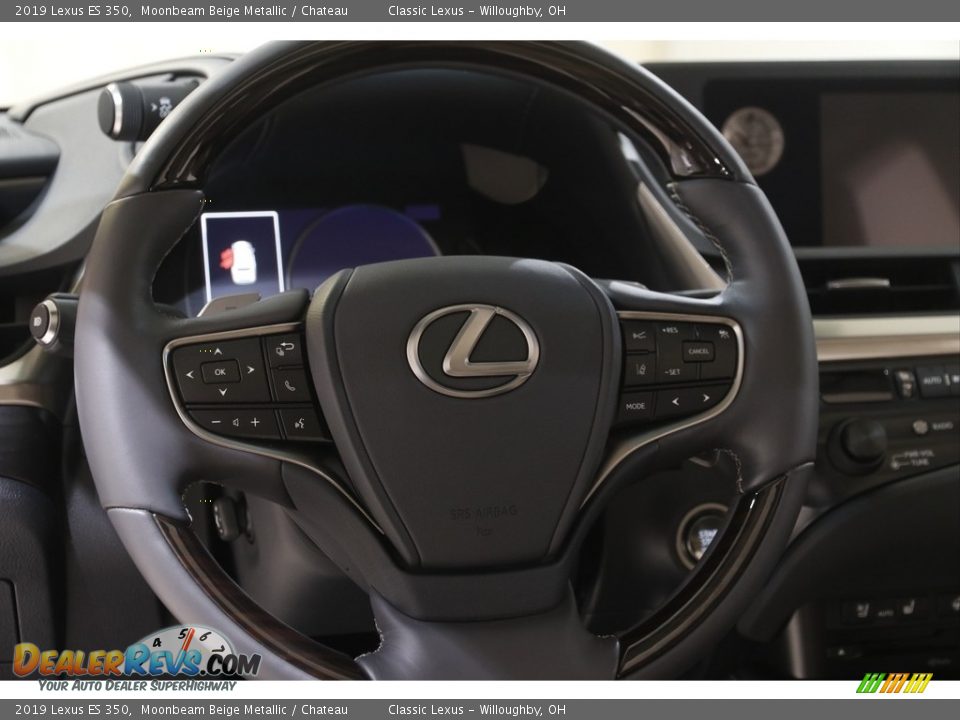 2019 Lexus ES 350 Moonbeam Beige Metallic / Chateau Photo #7