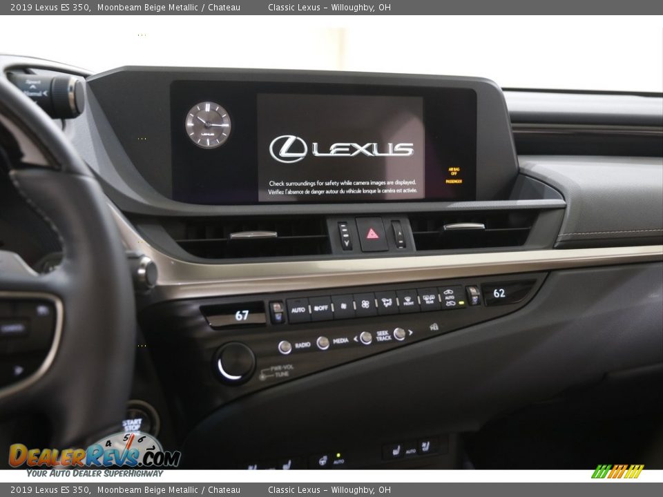 2019 Lexus ES 350 Moonbeam Beige Metallic / Chateau Photo #9