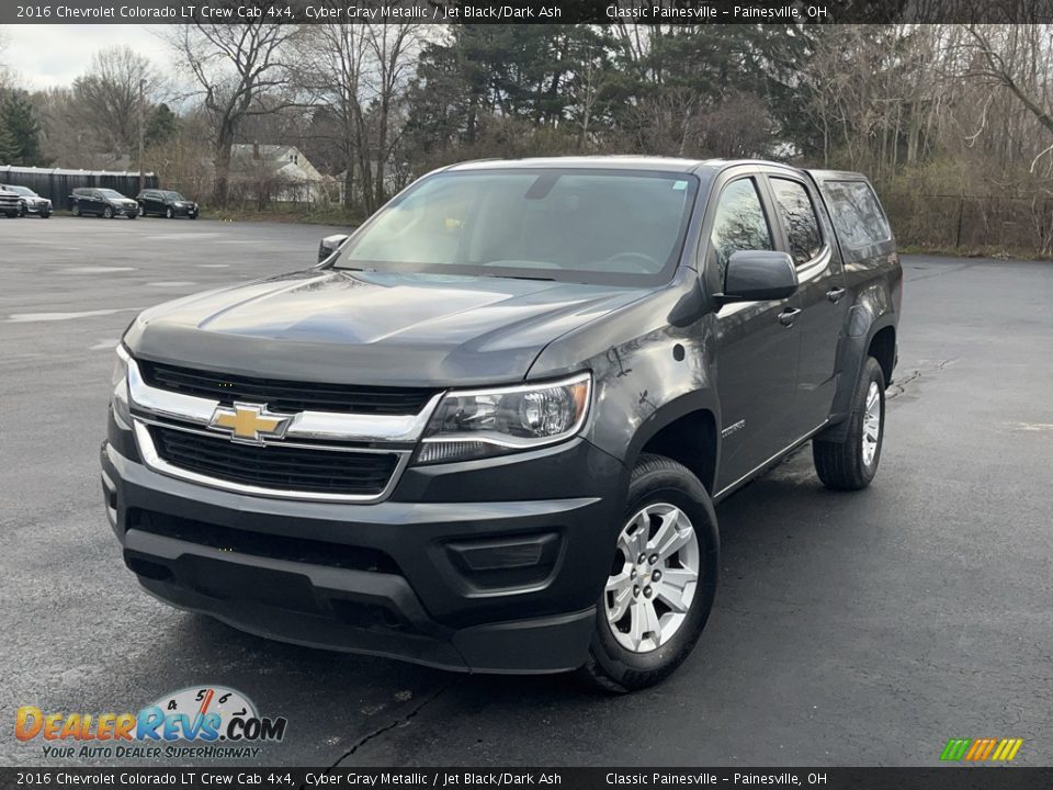 2016 Chevrolet Colorado LT Crew Cab 4x4 Cyber Gray Metallic / Jet Black/Dark Ash Photo #1