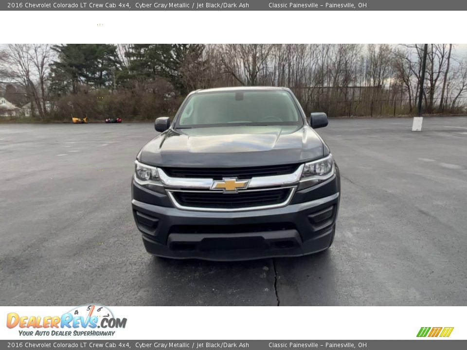 2016 Chevrolet Colorado LT Crew Cab 4x4 Cyber Gray Metallic / Jet Black/Dark Ash Photo #3