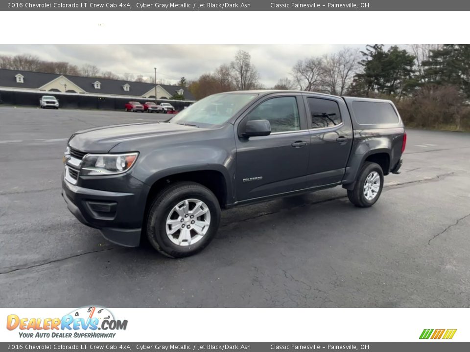 2016 Chevrolet Colorado LT Crew Cab 4x4 Cyber Gray Metallic / Jet Black/Dark Ash Photo #4