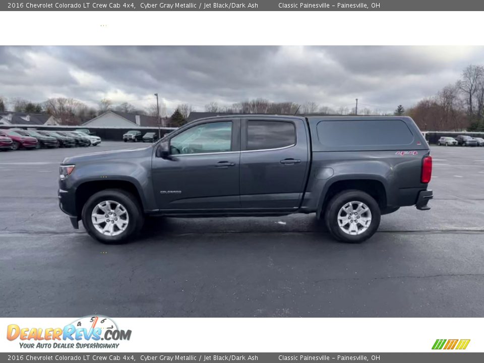 2016 Chevrolet Colorado LT Crew Cab 4x4 Cyber Gray Metallic / Jet Black/Dark Ash Photo #5