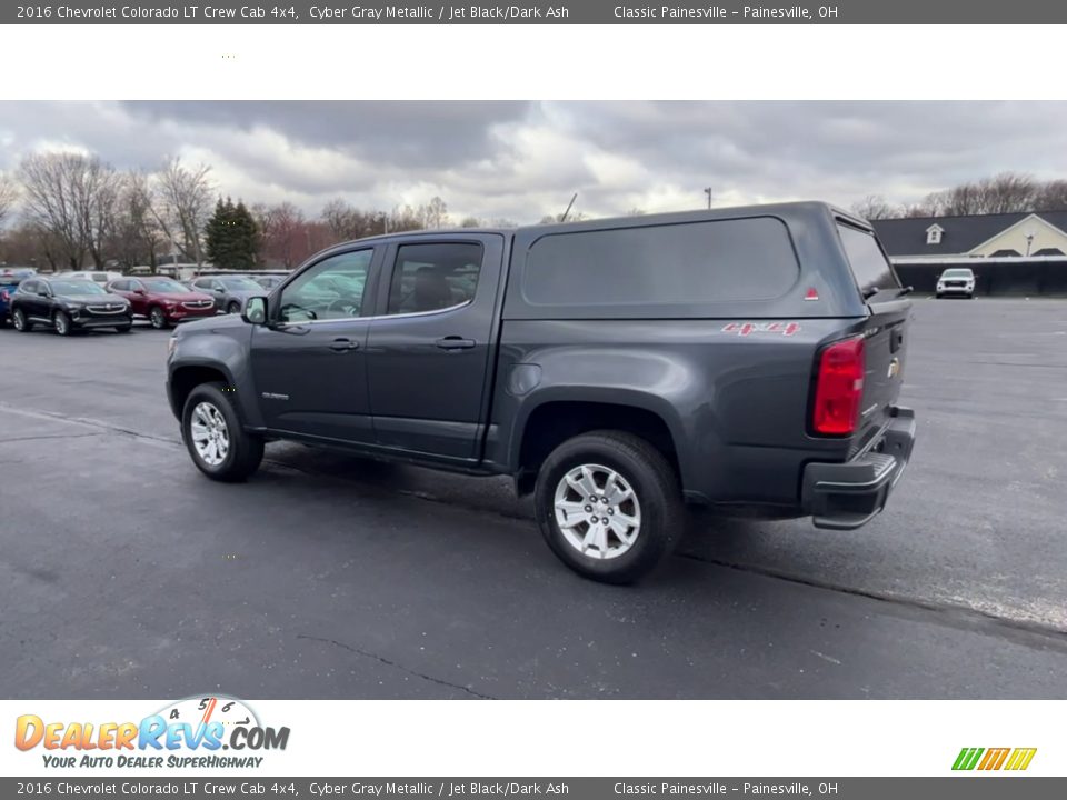 2016 Chevrolet Colorado LT Crew Cab 4x4 Cyber Gray Metallic / Jet Black/Dark Ash Photo #6