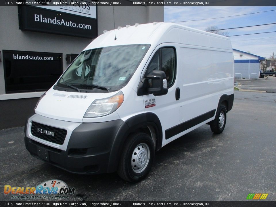 2019 Ram ProMaster 2500 High Roof Cargo Van Bright White / Black Photo #2