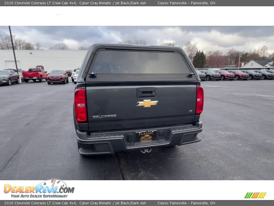 2016 Chevrolet Colorado LT Crew Cab 4x4 Cyber Gray Metallic / Jet Black/Dark Ash Photo #7