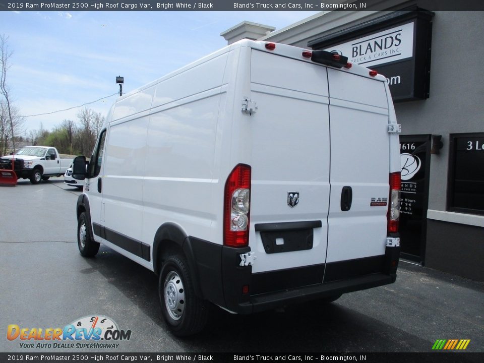 2019 Ram ProMaster 2500 High Roof Cargo Van Bright White / Black Photo #3