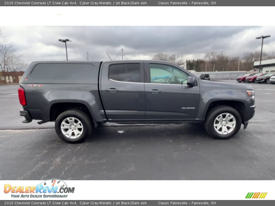 2016 Chevrolet Colorado LT Crew Cab 4x4 Cyber Gray Metallic / Jet Black/Dark Ash Photo #9