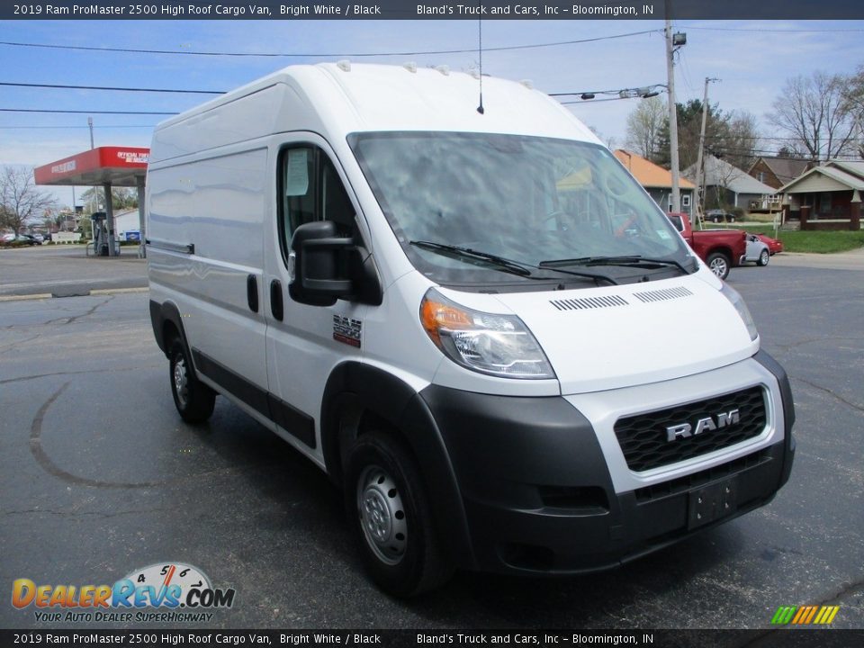 2019 Ram ProMaster 2500 High Roof Cargo Van Bright White / Black Photo #5