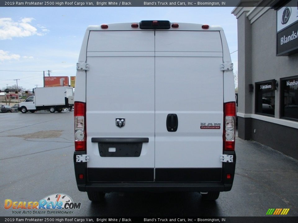 2019 Ram ProMaster 2500 High Roof Cargo Van Bright White / Black Photo #23