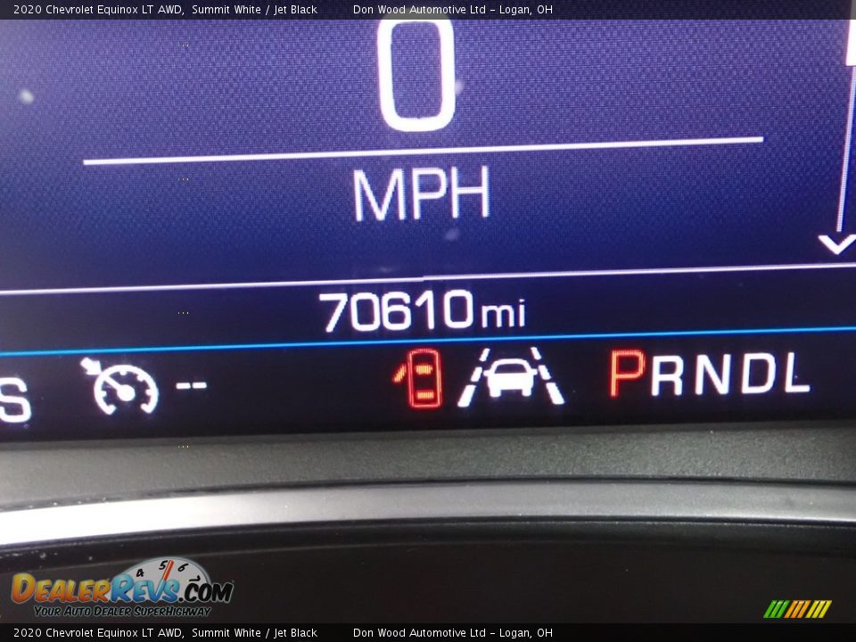 2020 Chevrolet Equinox LT AWD Summit White / Jet Black Photo #35
