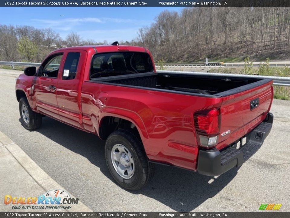 2022 Toyota Tacoma SR Access Cab 4x4 Barcelona Red Metallic / Cement Gray Photo #2