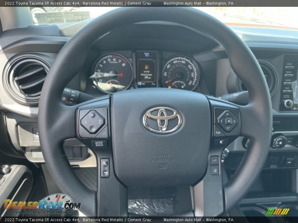 2022 Toyota Tacoma SR Access Cab 4x4 Steering Wheel Photo #10