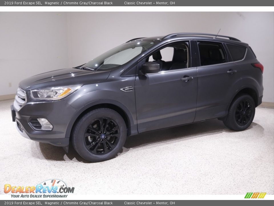2019 Ford Escape SEL Magnetic / Chromite Gray/Charcoal Black Photo #3