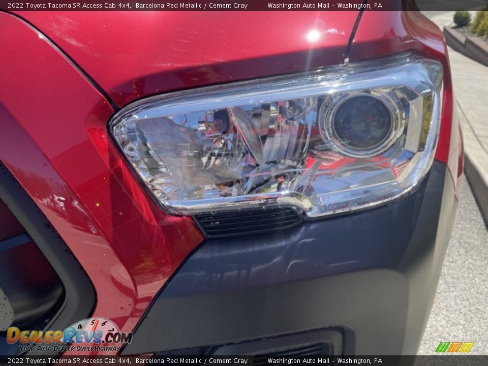 2022 Toyota Tacoma SR Access Cab 4x4 Barcelona Red Metallic / Cement Gray Photo #24