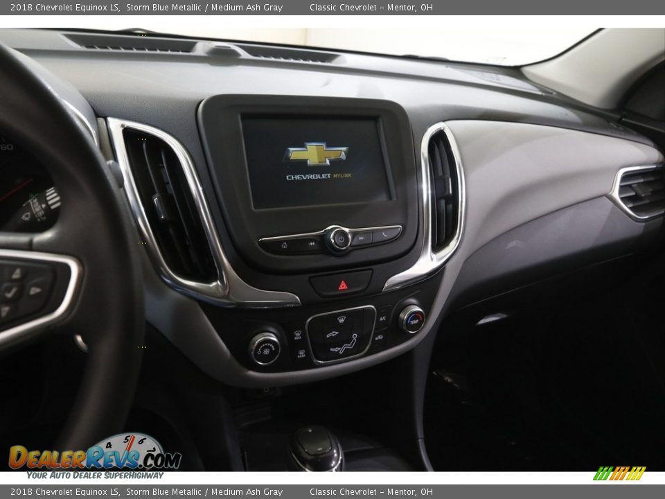 2018 Chevrolet Equinox LS Storm Blue Metallic / Medium Ash Gray Photo #9