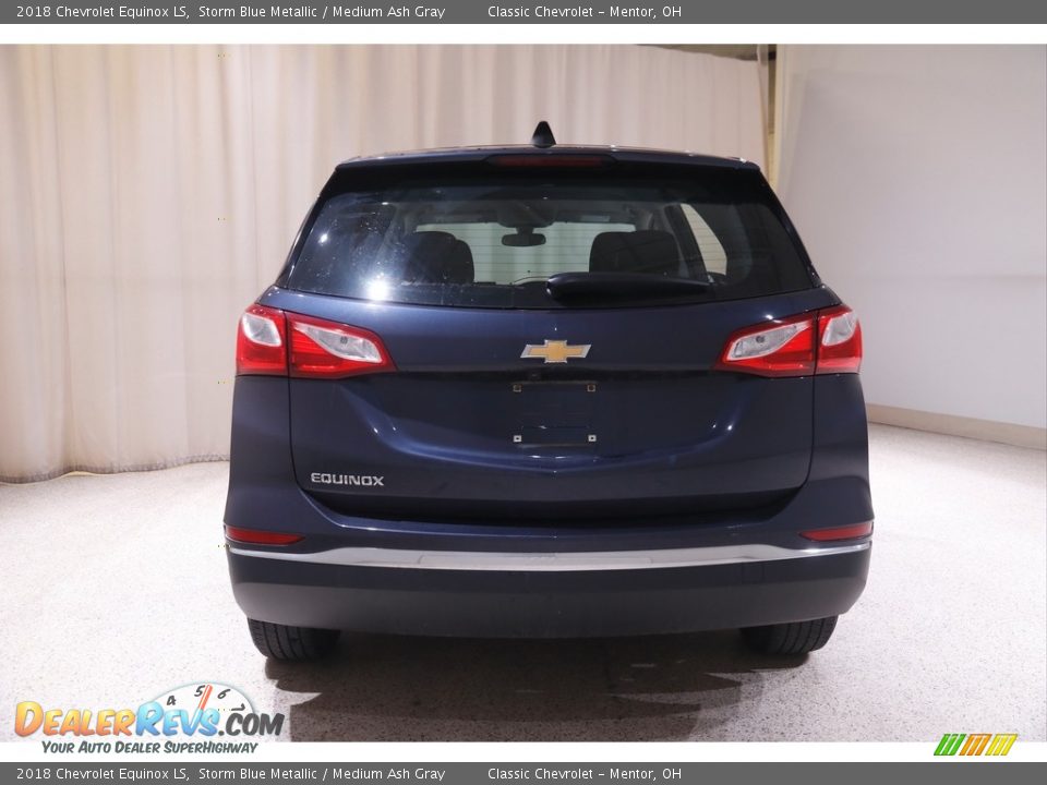 2018 Chevrolet Equinox LS Storm Blue Metallic / Medium Ash Gray Photo #17