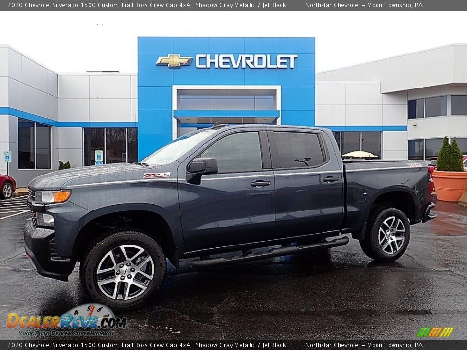 2020 Chevrolet Silverado 1500 Custom Trail Boss Crew Cab 4x4 Shadow Gray Metallic / Jet Black Photo #1