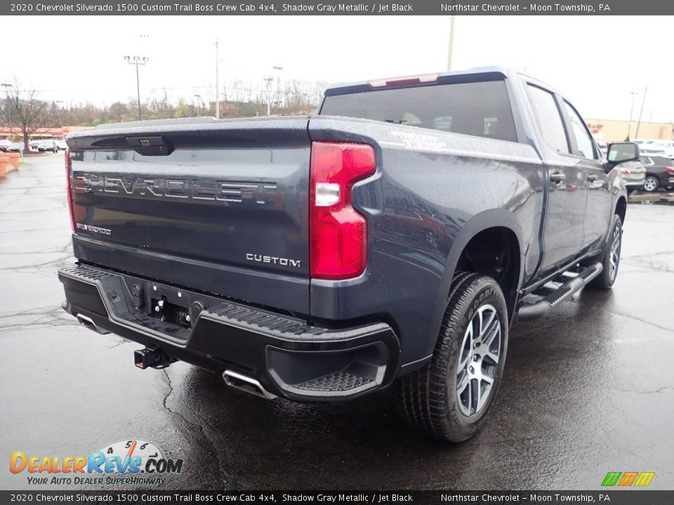 2020 Chevrolet Silverado 1500 Custom Trail Boss Crew Cab 4x4 Shadow Gray Metallic / Jet Black Photo #7